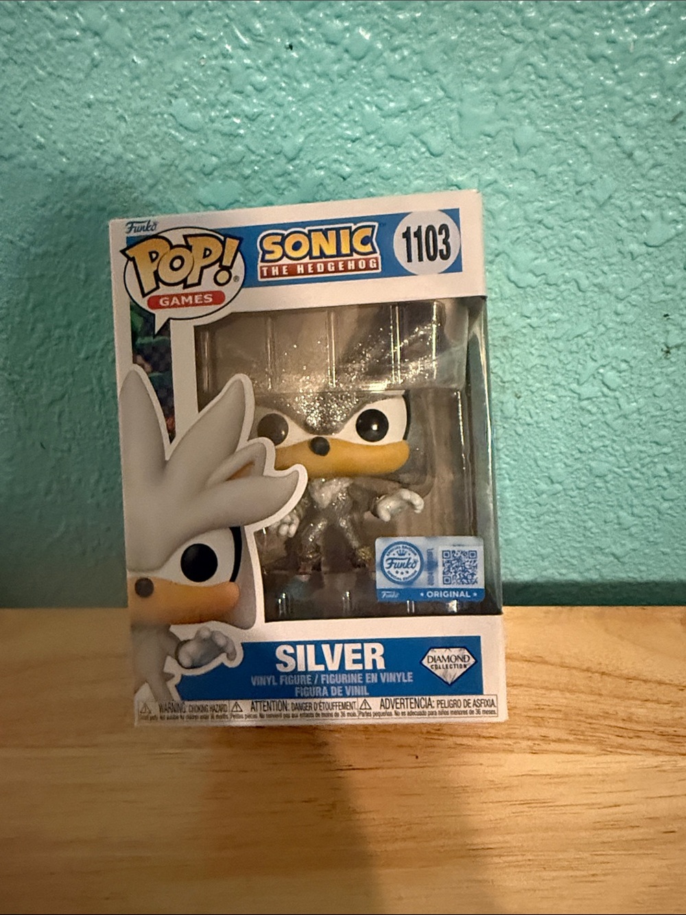 Funko Silver Sonic The Hedgehog POP! Vinyl Figure - Silver